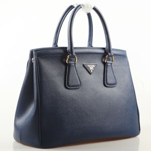 PRADA 프라다 사피아노 토트백 네이비 BN5765