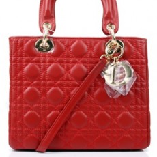 DIOR 레이디 디올 램스킨 6322 토트백