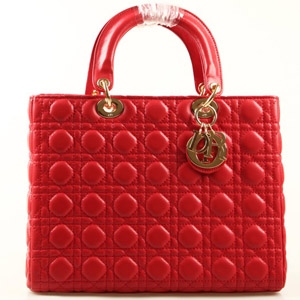 DIOR 레이디 디올 램스킨 토트백 6323
