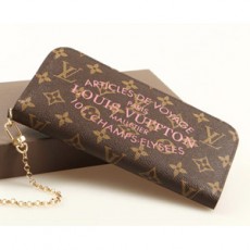 LOUIS VUITTON 루이비통 인솔리트 월릿 스웨이드 로즈 M60392