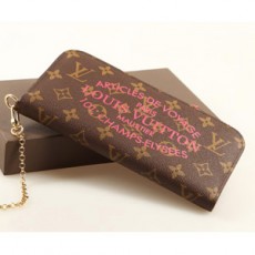 LOUIS VUITTON 루이비통 인솔리트 월릿 스웨이드 로즈 M60391