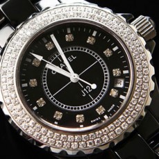 CHANEL 샤넬 J12 Diamond 다이아몬드 QUARTZ 쿼츠 남성용 / 여성용