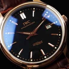 IWC 아이더블유씨 샤프하루젠 골드블랙 시계
