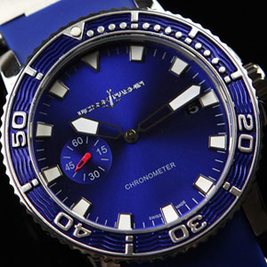 Ulysse Nardin 율리스 나르당 Maxi Marine Diver Blue Bezel 크로노미터 시계