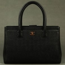 CHANEL 샤넬 올슨 서프백 캐비어 블랙 커스텀급