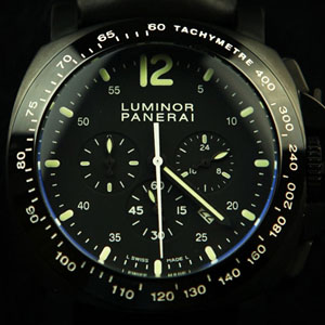PANERAI LUMINOR 파네라이 루미노르 가죽밴드 시계 올블랙