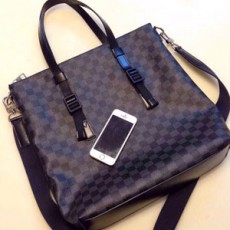 LOUIS VUITTON 루이비통 그라피트 스카이라인 토트백 N41456