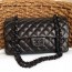 CHANEL 샤넬 블랙로고 클래식 여성가방