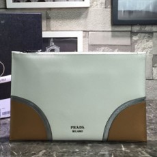 PRADA 프라다 여성 클러치 화이트