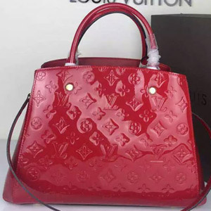 LOUIS VUITTON 루이비통 M50167 몽테뉴백 베르니 커스텀급