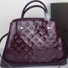 LOUIS VUITTON 루이비통 M50167 몽테뉴백 베르니 커스텀급