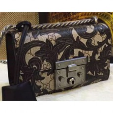 GUCCI 구찌 미듐 409486/미니 409487 실버체인 프린트 숄더백