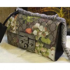 GUCCI 구찌 미듐 409486/미니 409487 실버체인 프린트 숄더백