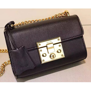 GUCCI 구찌 미듐 409486/미니 409487 골드체인 숄더백