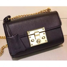 GUCCI 구찌 미듐 409486/미니 409487 골드체인 숄더백