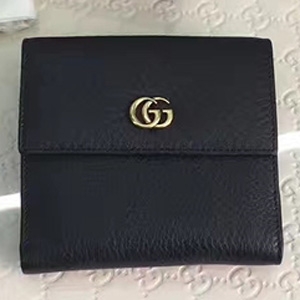 GUCCI 구찌 456122 마몬트 여성 반지갑 블랙