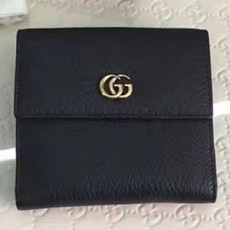 GUCCI 구찌 456122 마몬트 여성 반지갑 블랙