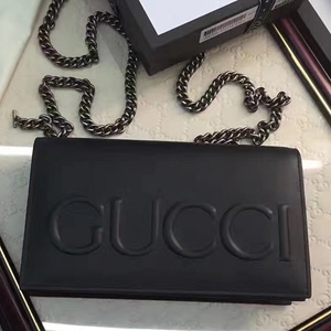 GUCCI 구찌 421850 체인 미니백 블랙