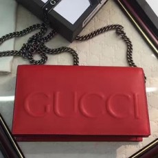 GUCCI 구찌 421850 체인 미니백 레드