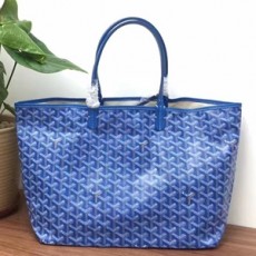 GOYARD 고야드 생루이 쇼퍼백 PM&GM 블루 커스텀급