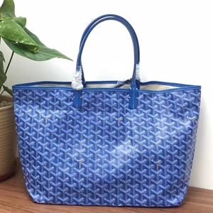 GOYARD 고야드 생루이 쇼퍼백 PM&GM 블루 커스텀급
