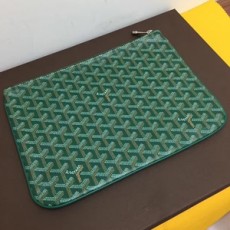GOYARD 고야드 신형세나 클러치백 MM&GM 그린 커스텀급