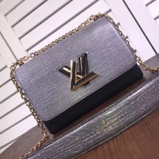 LOUIS VUITTON 루이비통 트위스트 MM 실버 콤비 커스텀급
