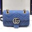GUCCI 구찌 446744 GG 마몬트 마틀라세 미니 숄더백 커스텀급