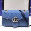GUCCI 구찌 443497 GG 마몬트 마틀라세 미듐 숄더백 커스텀급