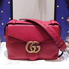 GUCCI 구찌 401173 GG 마몬트 레더 숄더백 커스텀급