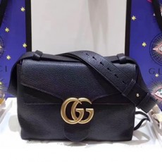 GUCCI 구찌 401173 GG 마몬트 레더 숄더백 커스텀급
