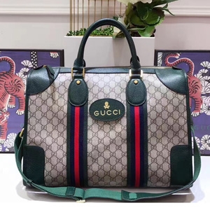 GUCCI 구찌 459311 GG 수프림 더플백 여행가방  커스텀급