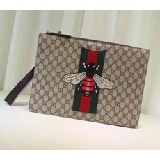 GUCCI 구찌 433665 GG 수프림 클러치백 커스텀급