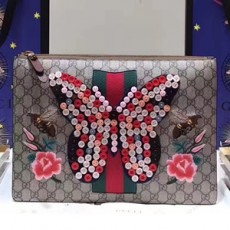 GUCCI 구찌 433665 GG 수프림 클러치백 커스텀급