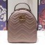 GUCCI 구찌 476671 GG 마몬트 퀼트 가죽 백팩 커스텀급