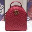 GUCCI 구찌 476671 GG 마몬트 퀼트 가죽 백팩 커스텀급