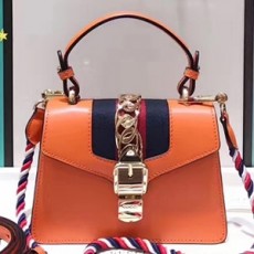 GUCCI 구찌 470270 실비 가죽미니 숄더백 커스텀급