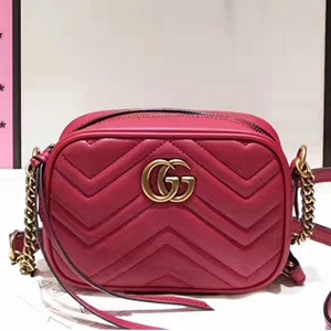 GUCCI 구찌 448065 GG 마몬트 마틀라세 미니 숄더백  커스텀급