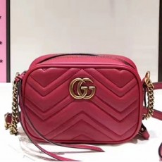 GUCCI 구찌 448065 GG 마몬트 마틀라세 미니 숄더백  커스텀급