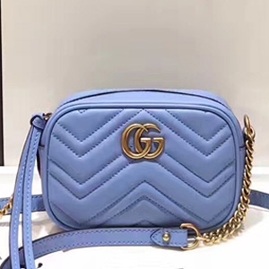 GUCCI 구찌 448065 GG 마몬트 마틀라세 미니 숄더백  커스텀급