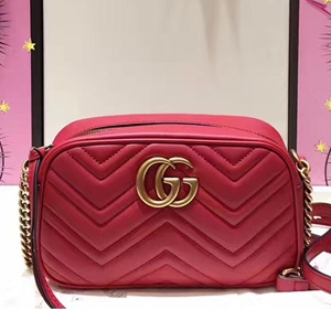 GUCCI 구찌 447632 GG 마몬트 마틀라세 미듐 숄더백  커스텀급