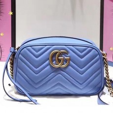 GUCCI 구찌 447632 GG 마몬트 마틀라세 미듐 숄더백  커스텀급
