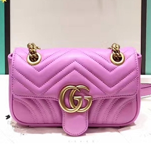 GUCCI 구찌 446744 GG 마몬트 마틀라세 미니 숄더백  커스텀급
