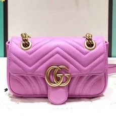 GUCCI 구찌 446744 GG 마몬트 마틀라세 미니 숄더백  커스텀급