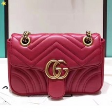 GUCCI 구찌 446744 GG 마몬트 마틀라세 미니 숄더백  커스텀급
