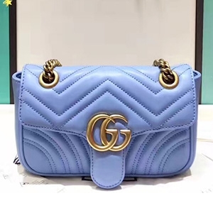 GUCCI 구찌 446744 GG 마몬트 마틀라세 미니 숄더백  커스텀급