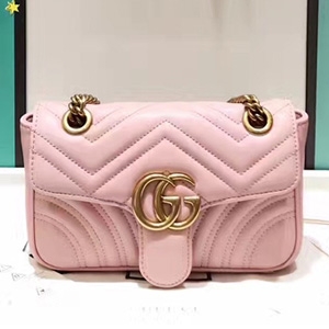 GUCCI 구찌 446744 GG 마몬트 마틀라세 미니 숄더백  커스텀급