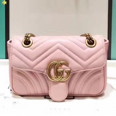 GUCCI 구찌 446744 GG 마몬트 마틀라세 미니 숄더백  커스텀급
