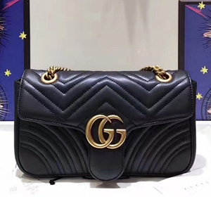 GUCCI 구찌 443497 GG 마몬트 마틀라세 미듐 숄더백  커스텀급