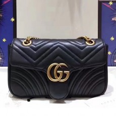 GUCCI 구찌 443497 GG 마몬트 마틀라세 미듐 숄더백  커스텀급